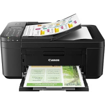 Canon PIXMA TR4720 All-in-One Wireless Printer, Home Use with Auto Document Feeder, Mobile Printing and Built-in Fax, Black