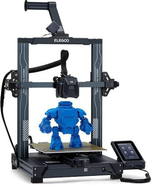 ELEGOO Neptune 3 Pro FDM 3D Printer with Auto Bed Leveling, Dual-Gear Direct Extruder, Dual Lead Screw Drive, Removable Capacitive Screen, 8.85x8.85x11in Large Printing