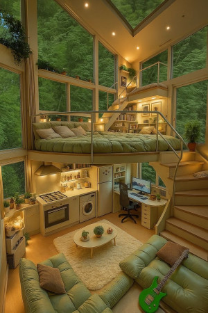 sunny loft apartment