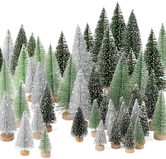 Christmas Decorations Mini Christmas Trees,