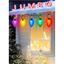 Jumbo C9 Christmas Pathway Lights Outdoor