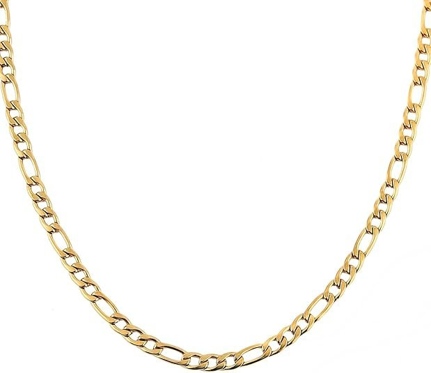 Men Women 24k Gold Chain