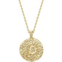 Engraved Coin Pendan