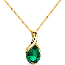 Gold Green Pendant