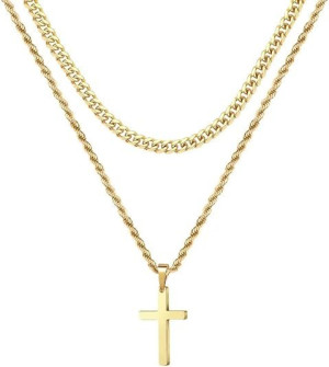 Cross Necklace for Men Chain