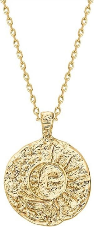 Engraved Coin Pendan