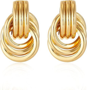 Knot Heart Earrings