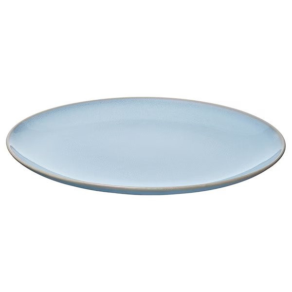 FÄRGKLAR Tanjir, svetloplava, 26 cm