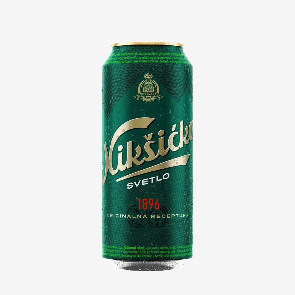 NIKŠIĆKO PIVO SVETLO 0.5L LIMENKA