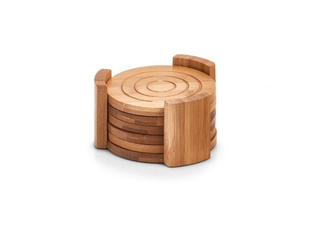 Set podmetača za čaše fi 11x7cm na stalku bambus 7/1 Zeller