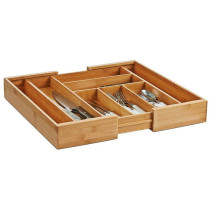 Klaser za escajg podesivi 35-58x43x6.5cm bambus Zeller
