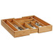 Klaser za escajg podesivi 35-58x43x6.5cm bambus Zeller