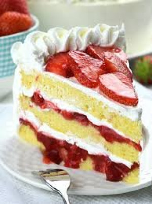 Jagoda vanila torta