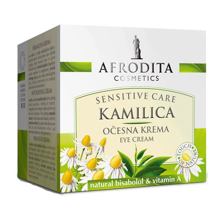Afrodita Kamilica Sensitive krema protiv boroa oko očiju