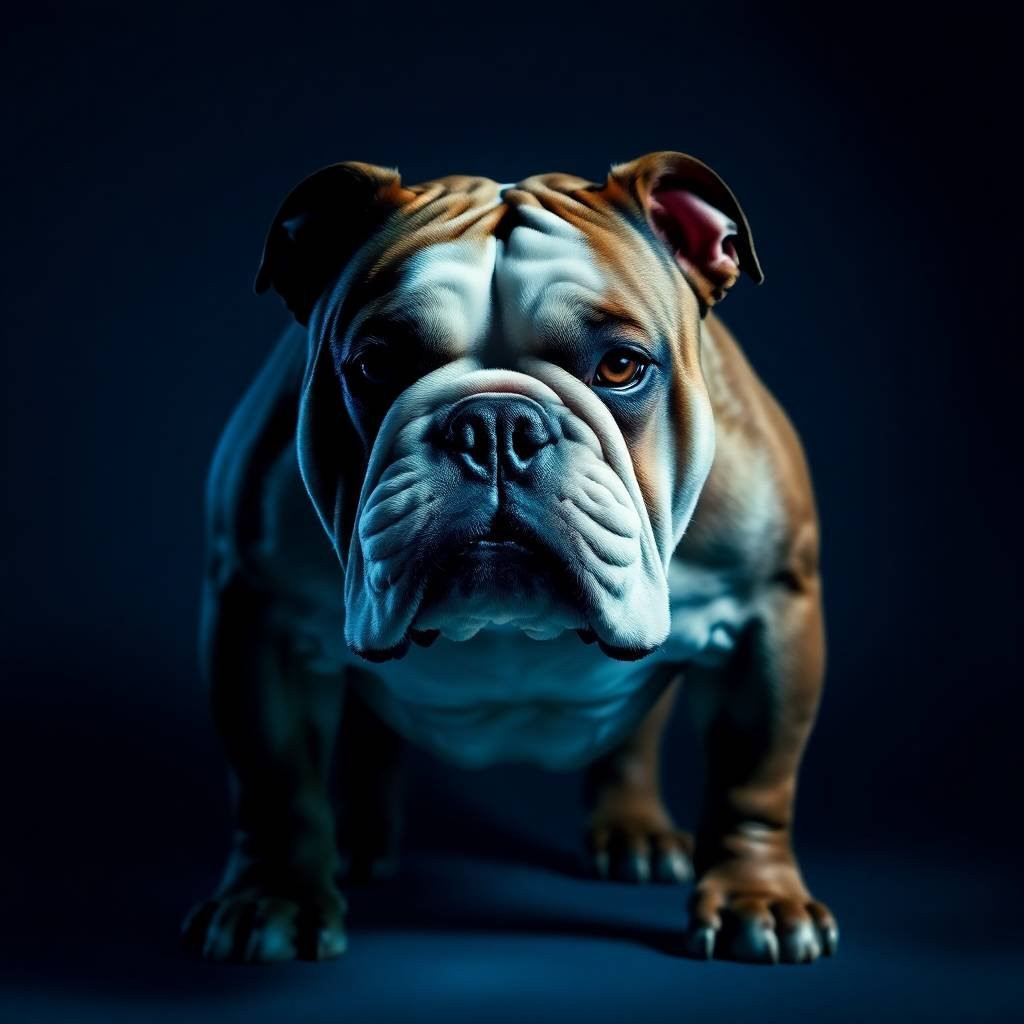 Engleski Bulldog, pas, mužjak, adult