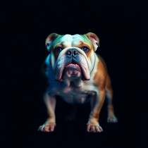 Engleski Bulldog, pas, adult, ženka