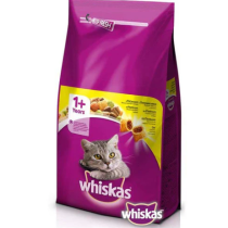 WHISKAS Briketi za mačke Piletina, 1+ godina