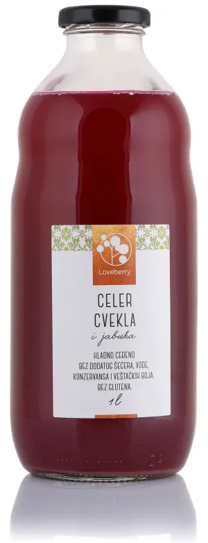 Loveberry sok od: celera, cvekle i jabuke