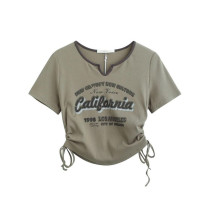 Crop top- American retro