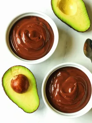 Čoko-avokado puding