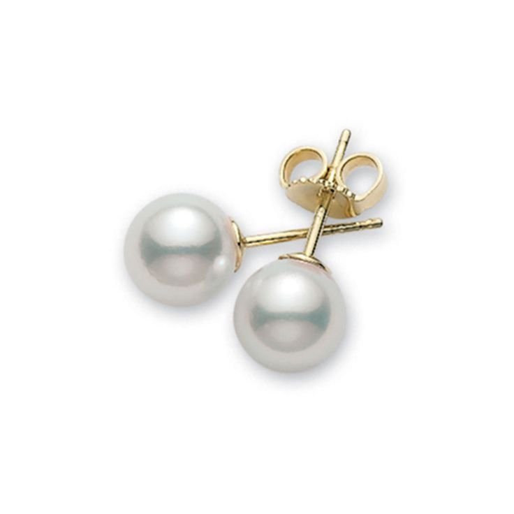 "Pearl dot" klasične mindjuše sa biserom  