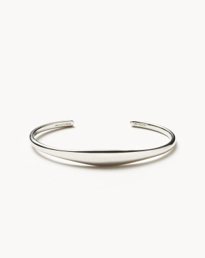 "wavy" organski oblikovana bangle narukvica 