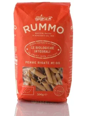 Integralna testenina penne rigate (organski proizvod) 500 g Rummo Spa