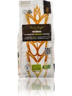 Integralno raženo brašno (organski proizvod) 1 kg Naše dobro