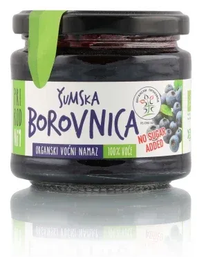 Namaz od borovnice (organski proizvod) 200 g Nisha 