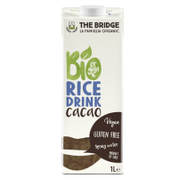Organsko pirinčano biljno mleko čoko bez glutena Bridge – 1L