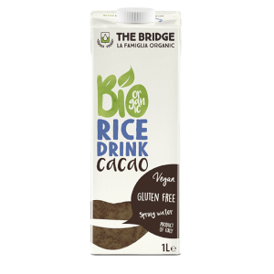 Organsko pirinčano biljno mleko čoko bez glutena Bridge – 1L