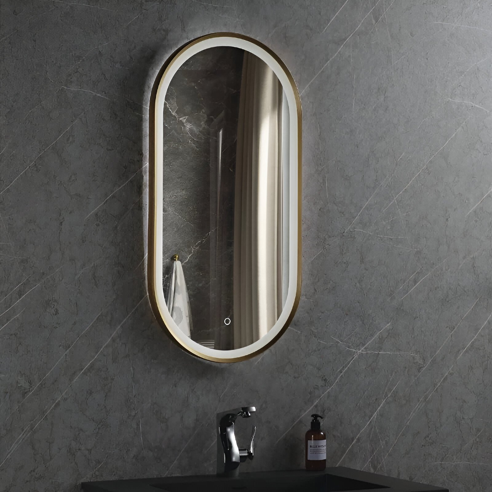 Ogledalo 60x70 Gold 475008