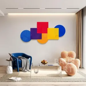 Zidna dekoracija "Geometrijska ravnoteža"