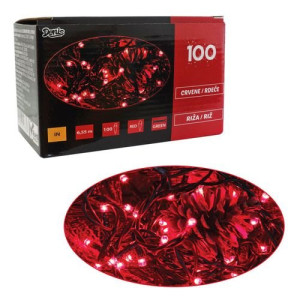 100 LED Lampice Crvene