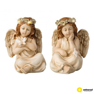 NOVOGODIŠNJA FIGURA BELI ANĐEO