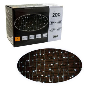 200 LED Lampice - Viseće - Bela Boja Svetla