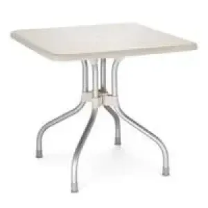 Beli sto aluminijumski 120x100