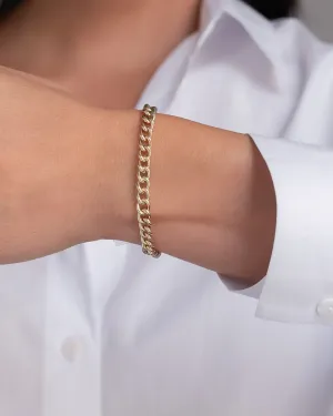 Sparkle zlatna narukvica (M)