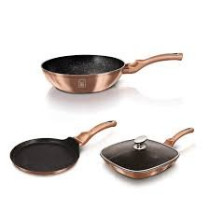Metalac Gold Trio - set od 3 tiganja