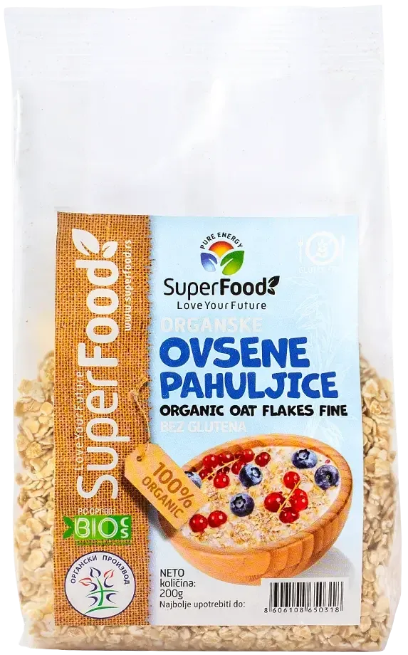 OVSENE PAHULJICE INSTANT bez glutena organske 200g