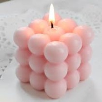 Bubble sveća - rose