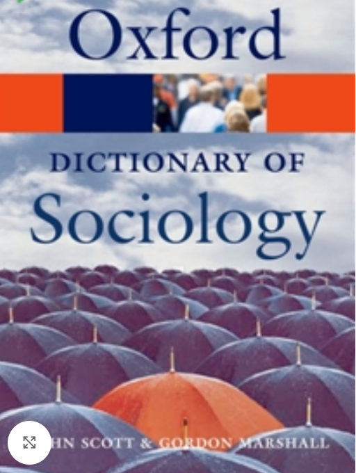 A Dictionary of Sociology