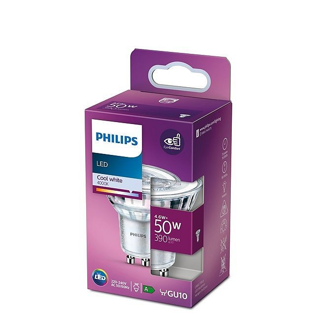 LED SIJALICA GU10 4.6W=50W 390LM 4000K NW PHILIPS