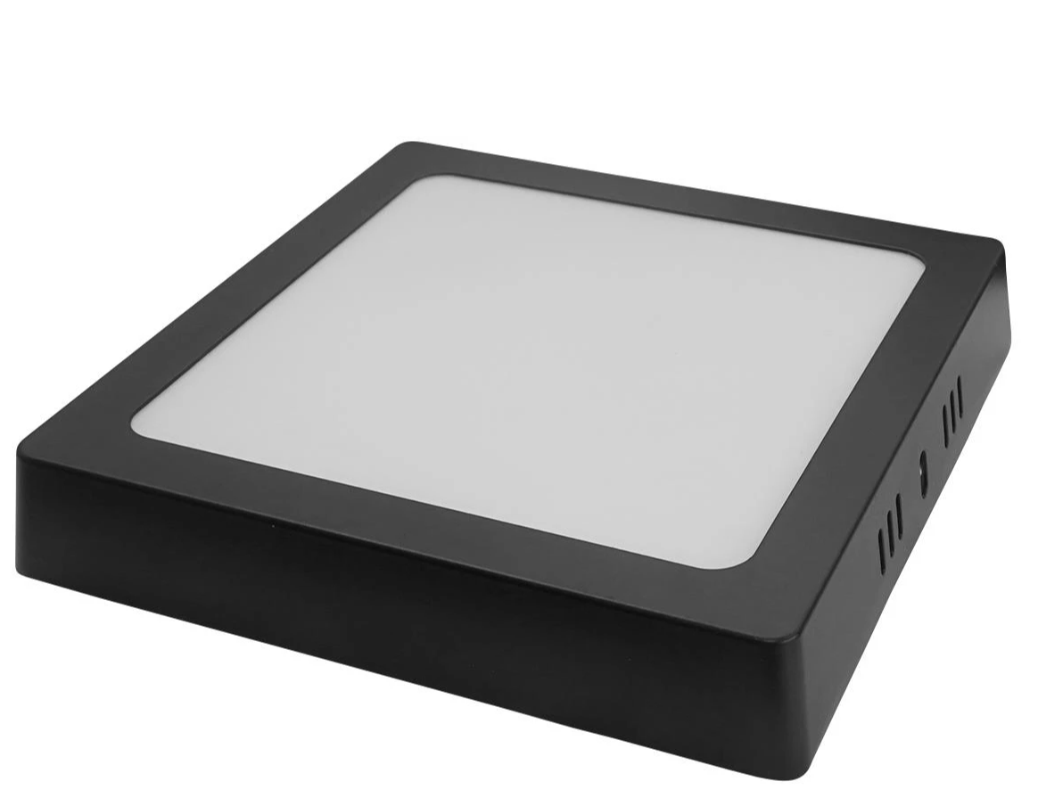 Plafonjera Blok LED 28,5x28,5cm crna