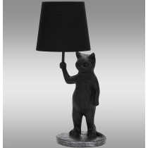 Stona lampa Black Cat