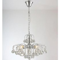 Viseca lampa Elowen srebrna