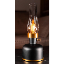 Stona lampa Olia crna LED