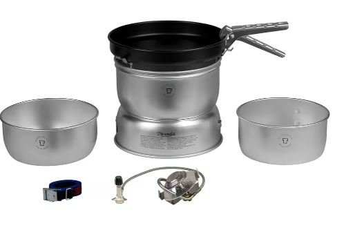 Camping Cooking Set + mini gas šporet