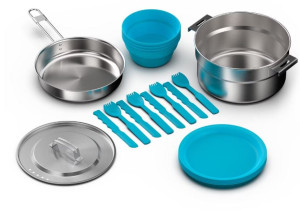Camp Cookware Set – 18 PCS komplet (4 osobe)