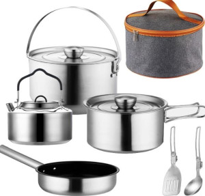 Camping Cookware Set – 7 PCS komplet